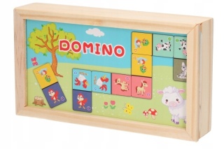 DOMINO DREWNIANE ZWIERZĄTKA ADAR