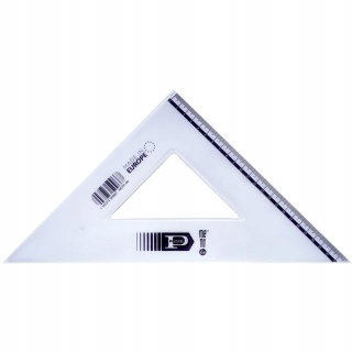 Ekierka Pratel 35cm 45 stopni MemoBe