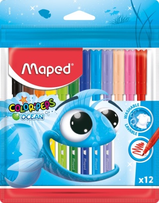 FLAMASTRY 12SZT COLORPEPS OCEAN