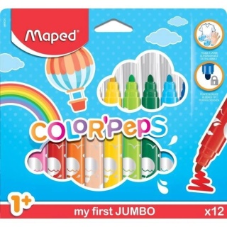 FLAMASTRY JUMBO EARLY AGE 12SZT.PUD.Z ZAW.(12)