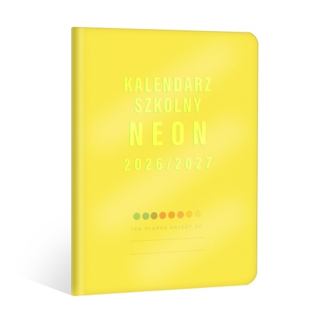 KALENDARZ SZKOLNY NEON 2026/27