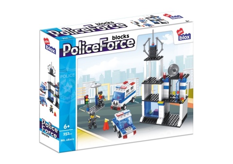 KLOCKI KONSTR ALLEBLOX POLIC 252EL 34X27X6 18/36
