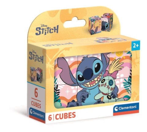 KLOCKI OBROTOWE 6EL 2+ Stitch CLMENTONI