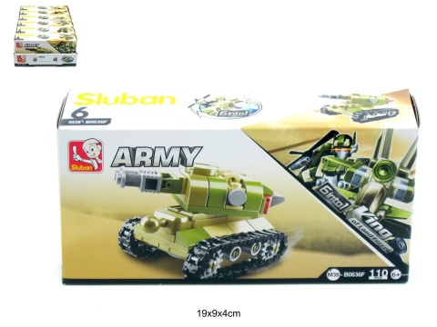 KLOCKI-SLUBAN WOJSKO (6 SZT.=1 DISPLAY)