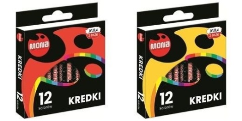 KREDKI BAMBINO GRAFIONOWE 12 kol. MONA