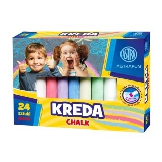 Kreda Tablicowa Astra Fun 24 szt