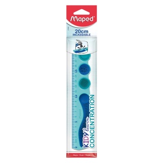LINIJKA 20CM KIDY LEARN CONCENTRATION(16)