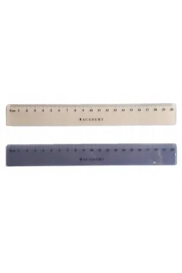 Linijka kolorowa 20cm Academy