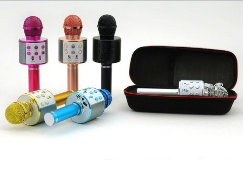 MIKROFON Z GŁOSNIKIEM I WEJŚCIEM USB ETU