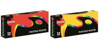 PASTELE SUCHE 12 kol. MONA