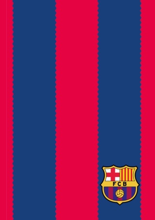 Teczka z gumką FC BARCELONA A4