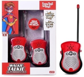 WALKIE TALKIE SUPERBOHATERA TOYS FOR BOYS 6 SZT/K
