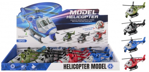 HELIKOPTER RATUNKOWY PULLBACK 13CM MIX4 MC (12)