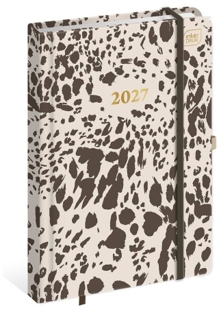 Kalendarz Książkowy 2027 A5 192 Metallic Brown Spo