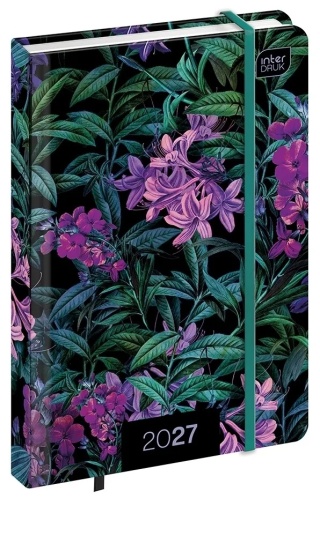 Kalendarz książkowy 2027 A6 192 Mat+UV Lilac