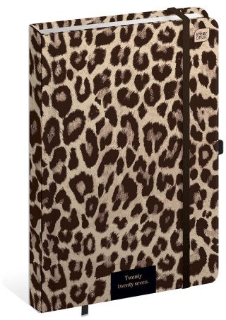 Kalendarz książkowy 2027 B5 192 Mat+UV Leopard