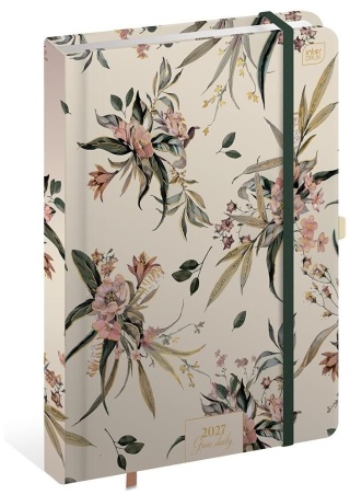 Kalendarz książkowy 2027 B5 192 Metallic Blossom D