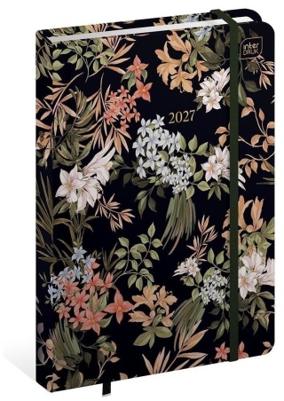 Kalendarz książkowy 2027 B6 192 Metallic Bloom