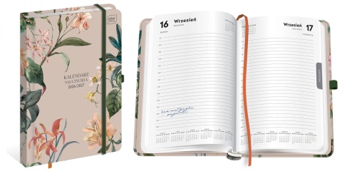 Kalendarz nauczyciela A5 352 Orchids Dzienny 26/27