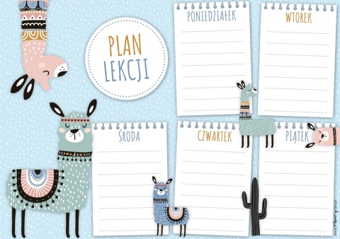 PLAN LEKCJI A5 LAMY Z TABLICZKĄ MNOŻENIA