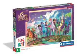 PUZZLE 104EL UNICORN ACADEMY CLEMENTONI