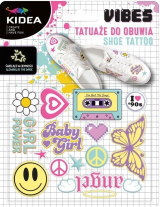 TATUAŻE DO OBUWIA ŚWIECĄCE W CIEMNOŚC VIBES140X175
