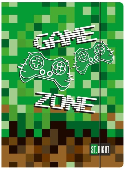 TECZKA Z GUMKĄ A4 300 g/m2 ST.RIGHT GAME ZONE(10)