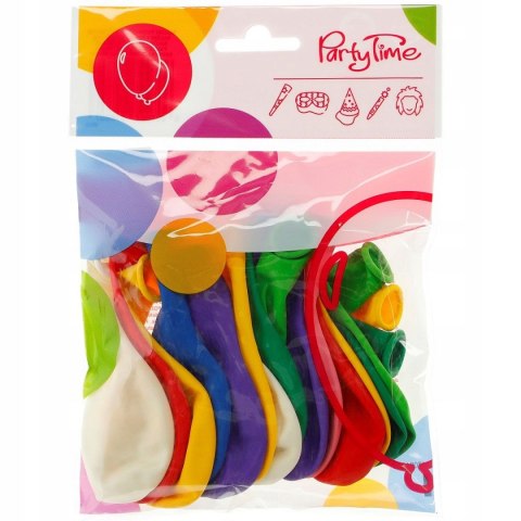BALONY 15SZT MIX PASTELOWE
