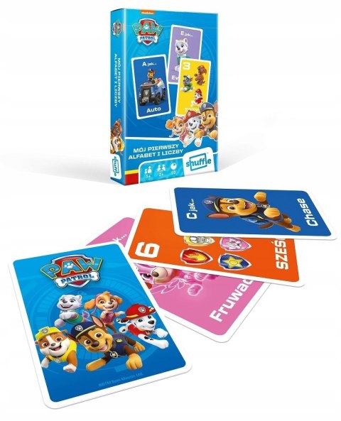 GRA KARCIANA MÓJ PIERWSZY ALFABET PAW PATROL