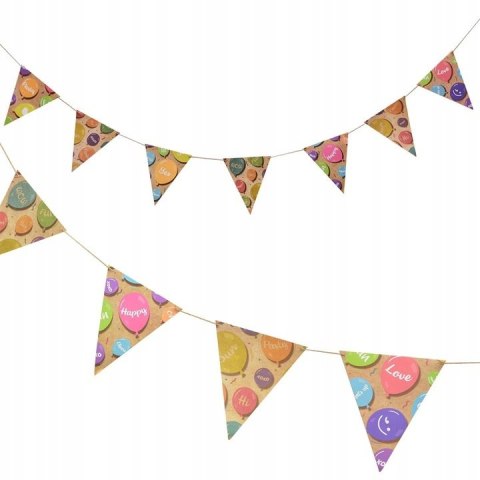 Girlanda - Kraft Balloons - FSC Mix Girlanda - Kraft Balloons - FSC Mix