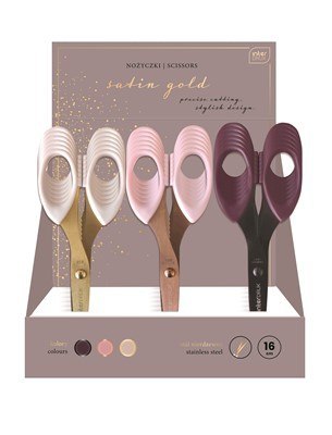 INT Nożyczki 16cm Satin Gold 18szt INT Nożyczki 16cm Satin Gold 18szt