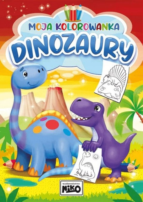 Moja kolorowanka - DINOZAURY