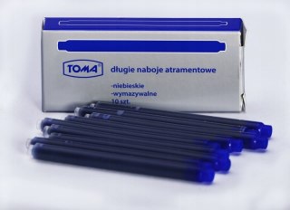 NABOJE TOMA DŁUGIE 10SZT NIEBIESKIE