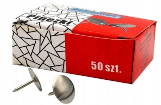 Pinezki 50 sztuk w opakowaniu