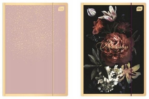 TECZKA Z GUMKĄ A4 SATIN GOLD BLOSSOM[10x50 TECZKA Z GUMKĄ A4 SATIN GOLD BLOSSOM[10x50