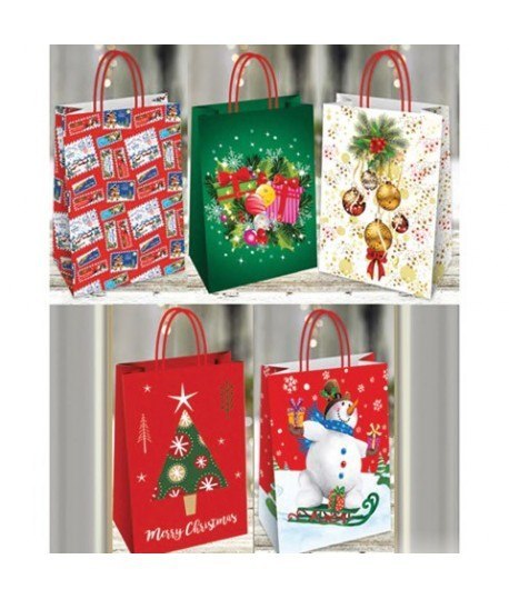 WR TOREBKA OZDOBNA 26x12x35CM GWIAZDKA BOMBKI CZERW WR TOREBKA OZDOBNA 26x12x35CM GWIAZDKA BOMBKI CZERW