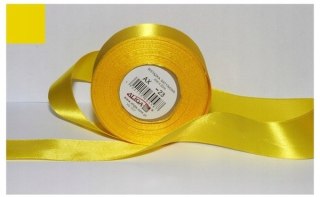 Wstążka sat.żółta 6mm/32m 1szt AX06-23