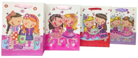 ! TOREBKA OZDOBNA GIRLS BROKAT A5 ROZETTE