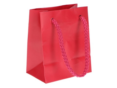 ! TOREBKA OZDOBNA MAŁA 10X6X12CM CZERWONA FLORIO ! TOREBKA OZDOBNA MAŁA 10X6X12CM CZERWONA FLORIO