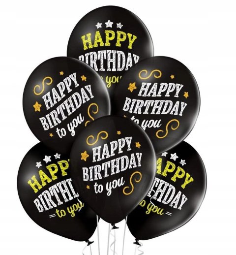 BALONY 6SZT HAPPY BIRTHDAY