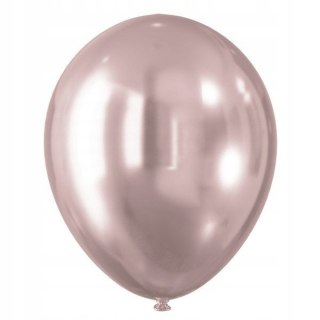 Balony Efekt chromu (5 szt.) RÓŻOWE