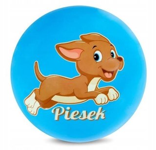 PIŁKA PVC 230MM PIESEK
