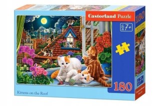 Puzzle 180 el. Kittens on the Roof