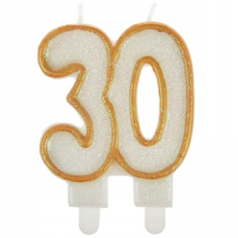 Świeczka jubileuszowa 30 Świeczka jubileuszowa 30