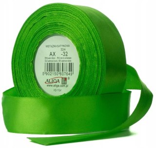 Wstążka sat. zieleń 12mm/32m1szt ax12-32