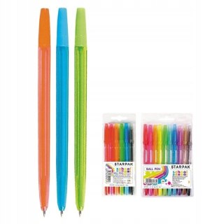 ZESTAW DŁUGOPIS 6KOL STK ETUI (24)