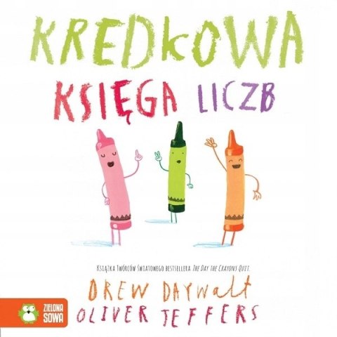 ! Kredkowa księga liczb TWARDA OP.ZIELONA SOWA