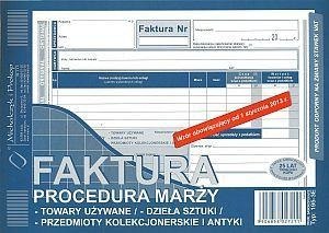 DRUK FAKTURA PROC MARŻY 195-3E