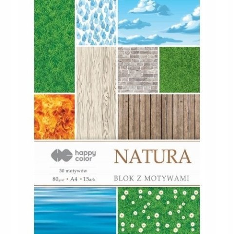 BLOK Z MOTYWAMI A4/15K NATURA BLOK Z MOTYWAMI A4/15K NATURA