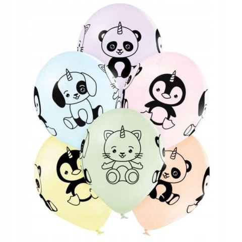 Balony 6szt Unicorn Animals Balony 6szt Unicorn Animals